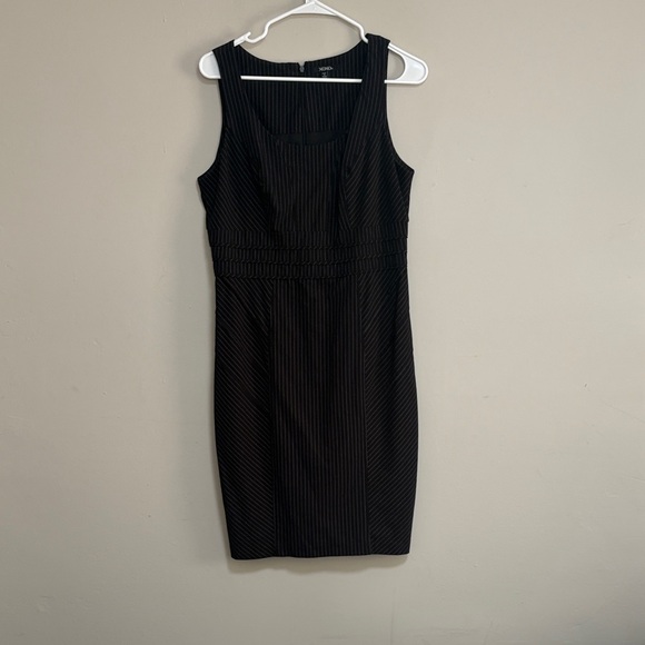 XOXO Dresses & Skirts - XOXO Black Pinstripe Mini Dress